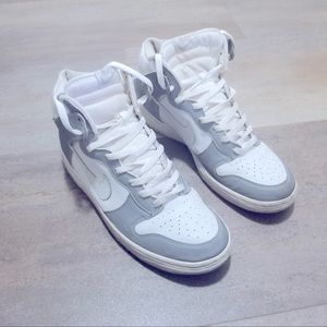 Rare Nike Dunk High 3m White